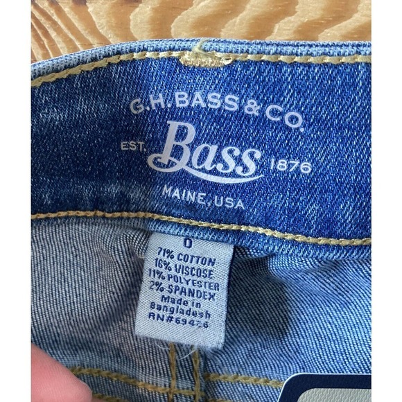 NWT Bass Contour Skinny Fit Jeans Size 0 Women’s Blue MSRP $74 - Picture 3 of 10